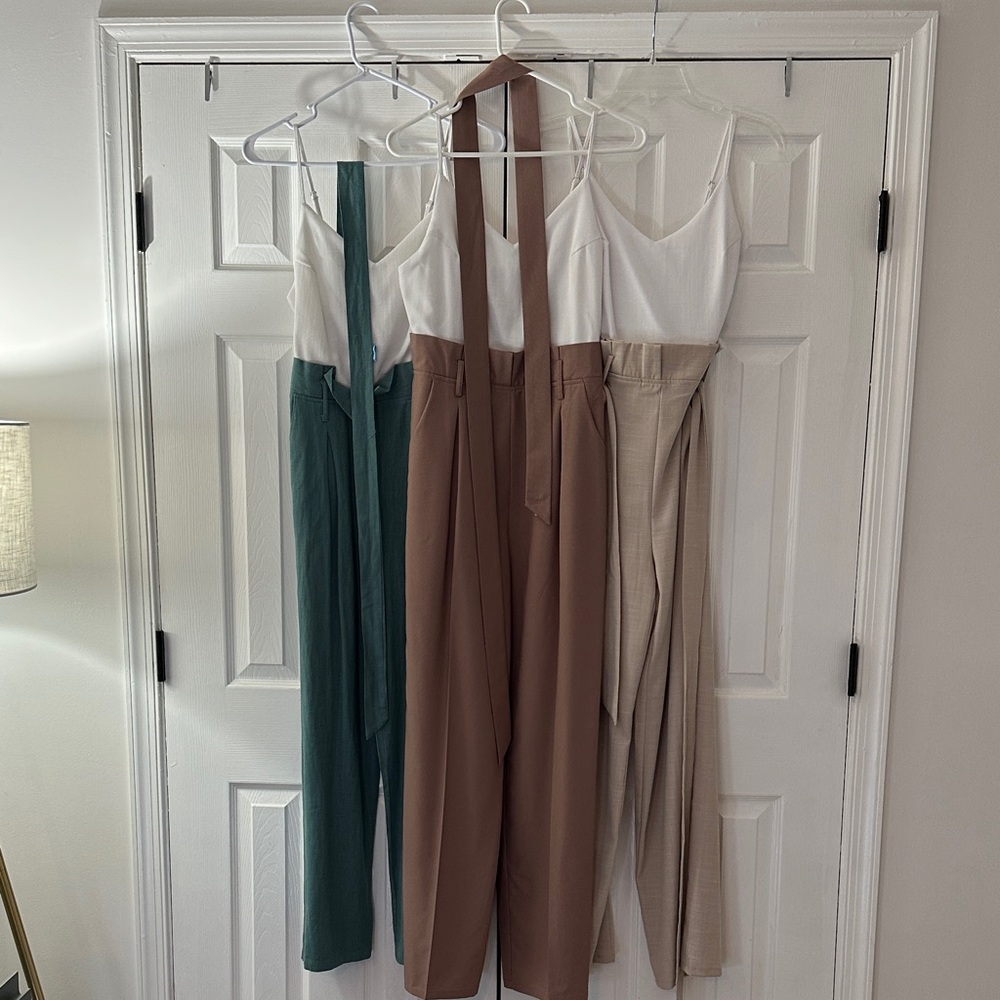 Three pant jumpsuit